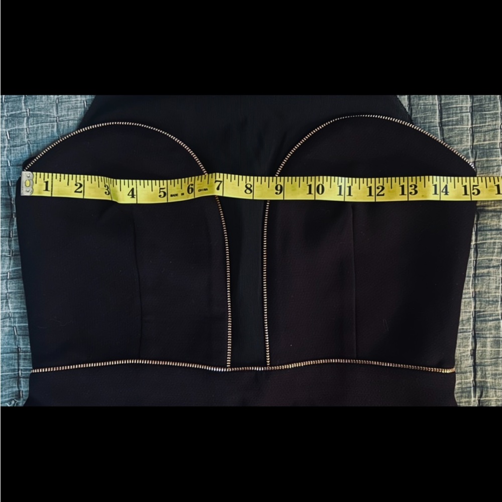 BEC & BRIDGE Mesh Top Bustier Black Rose Gold - Picture 3 of 6